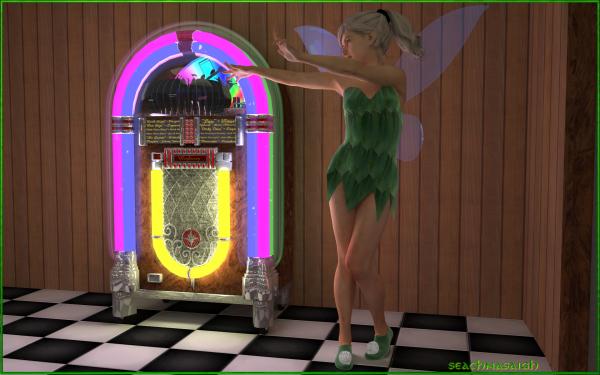 Wurlitzer 1015 jukebox for Tink&#039;s Cafe&#039;