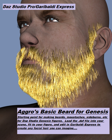 Aggro's Basic Beard for Genesis (Garibaldi)