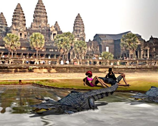 8 Cycloramas Cambodge