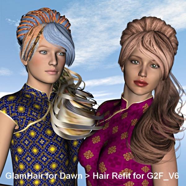 Hair Refit for G2F_V6