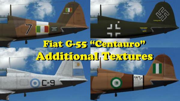 Textures for Fiat G-55 &quot;Centauro&quot;