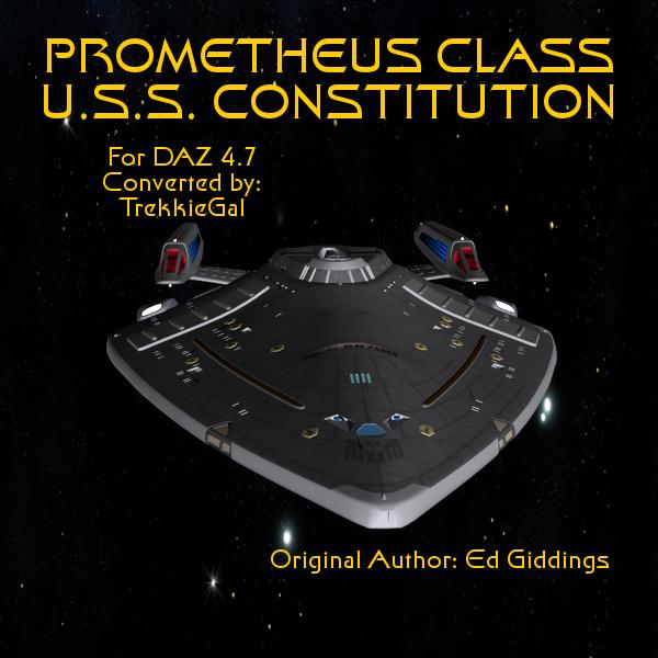 Prometheus Class - USS Constitution for DAZ 4.7