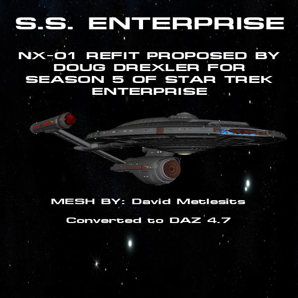 NX-01 Refit for DAZ 4.7 UPDATE