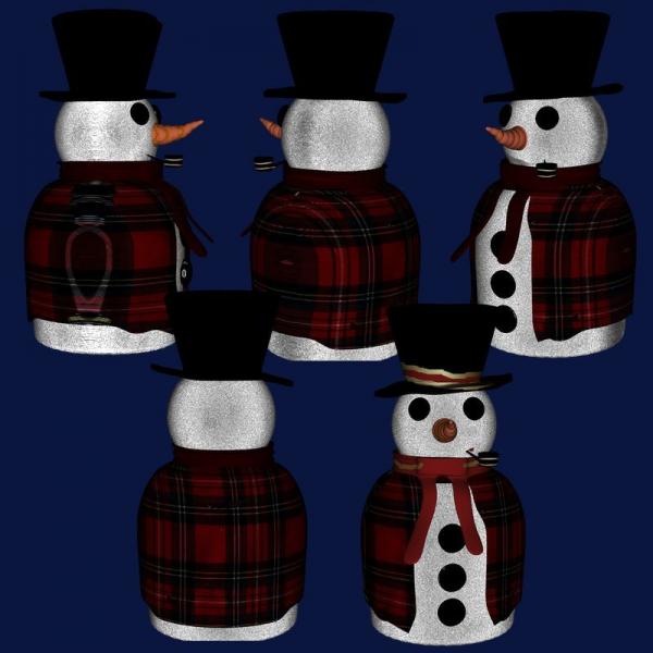 snowman tube