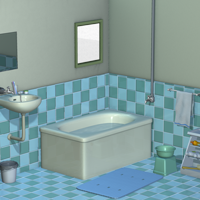 Simple Japanese Home BathRoom