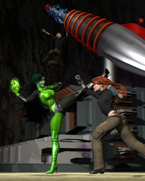 Shego Kim Combat 1