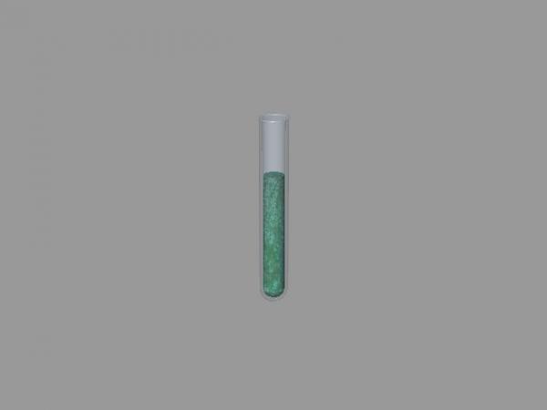 Sciene Lab - Test Tube Filled With Green Liquid