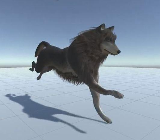 Wolf model for the blender game engine - 3D Model - ShareCG