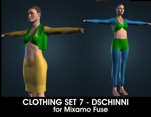 Dschinni for Mixamo Fuse and Unity3D (Updated)