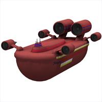 Firespray Transport Vessel (Poser, Vue, Obj)