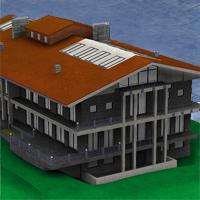 Island Hotel (Poser, obj, lwo, 3ds, Vue)