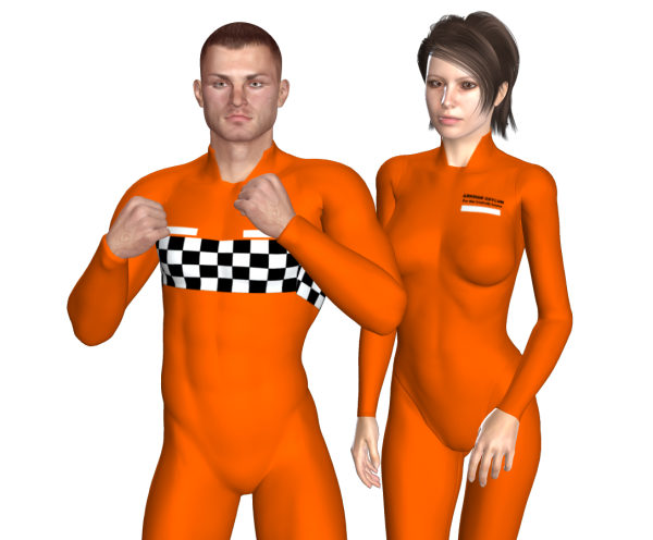 LOCKOUT Prison M4V4 Bodysuits: