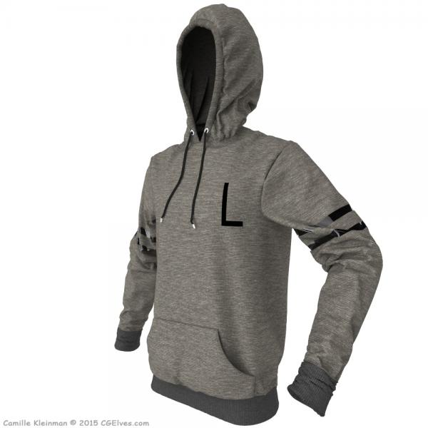 Dynamic 3D Marvelous Designer Hoodie