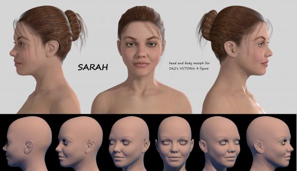 Sarah for V4 - MORPHS ONLY