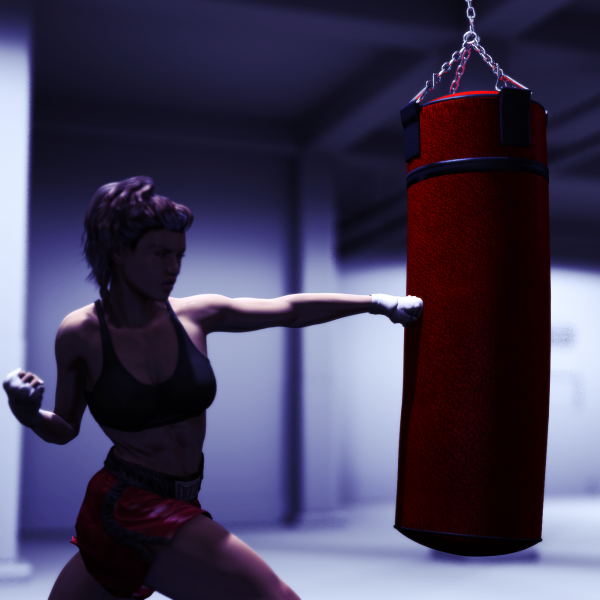 Poseable Punching Bag