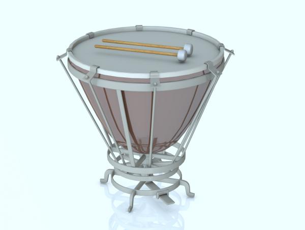 &quot;Fuchs Timpani&quot; kettle drum prop