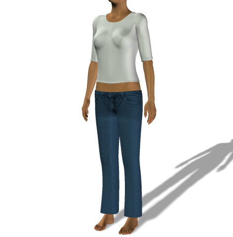 Shirt & Jeans for V2