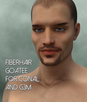 Fiberhair Goatee Beard for Genesis 3 Male G3M