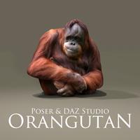 Orangutan Prop for Poser and DAZ Studio