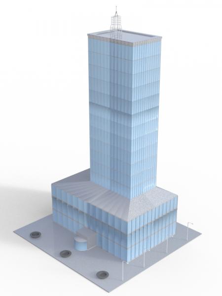 A skyscraper model for daz3d