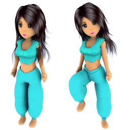 Aladin/Jogger Pants for Ghastly's Chibi