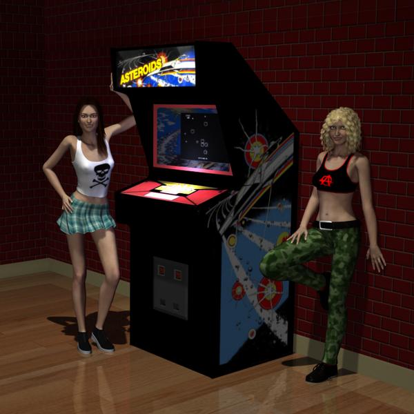 Asteroids Arcade Game