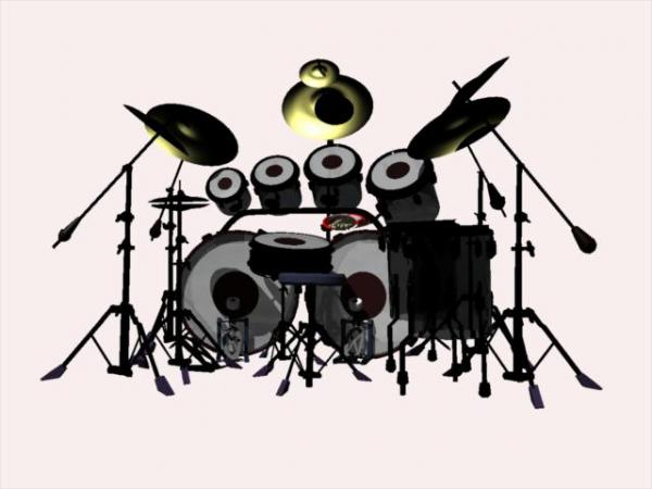 Drumkit .OBJ Format