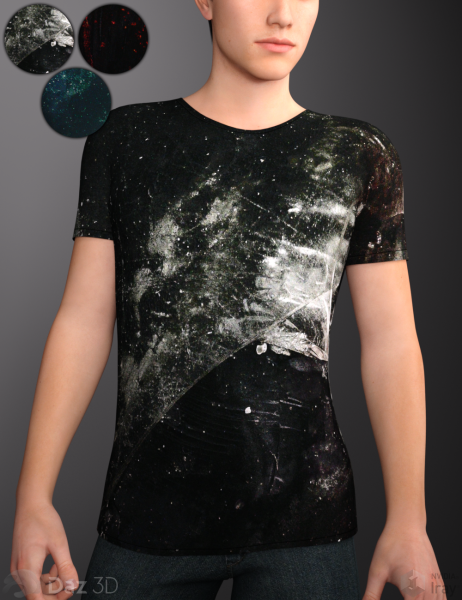 Abstract Tees for Genesis 3 Male(s)