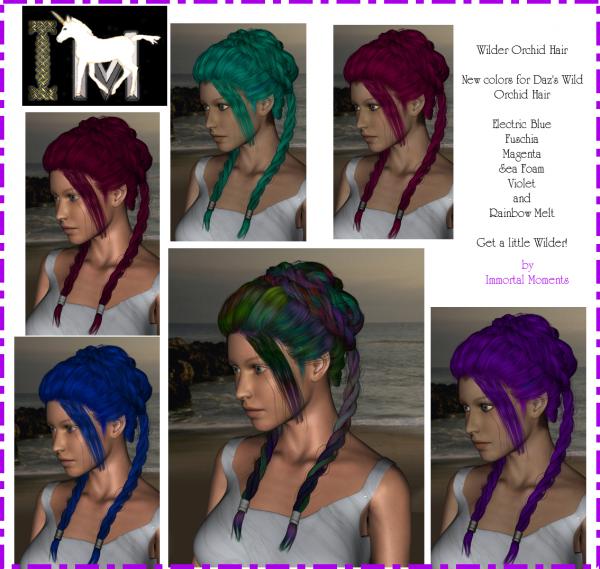 IM-Wilder Orchid Hair for Wild Orchid Hair