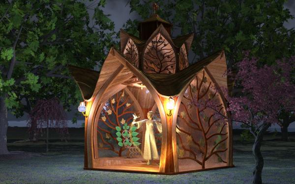 Superfly lamp kit for HiveWire Fantasy Gazebo