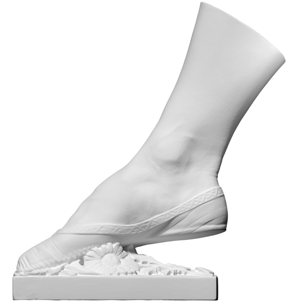 3D scan of Right Foot of the Dancer Fanny Elssler