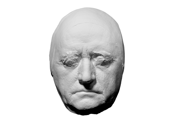 3D scan of Lifemask of Johann Wolfgang von Goethe