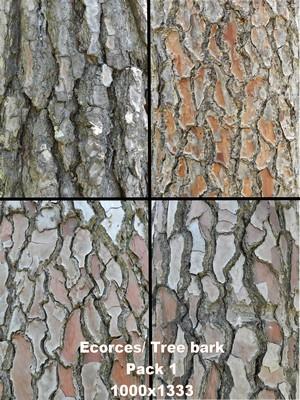 Ecorce/Tree bark Pack 1- 1000x1333