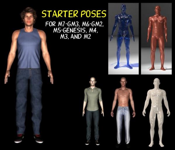 DS4 MICHAEL STARTER POSES