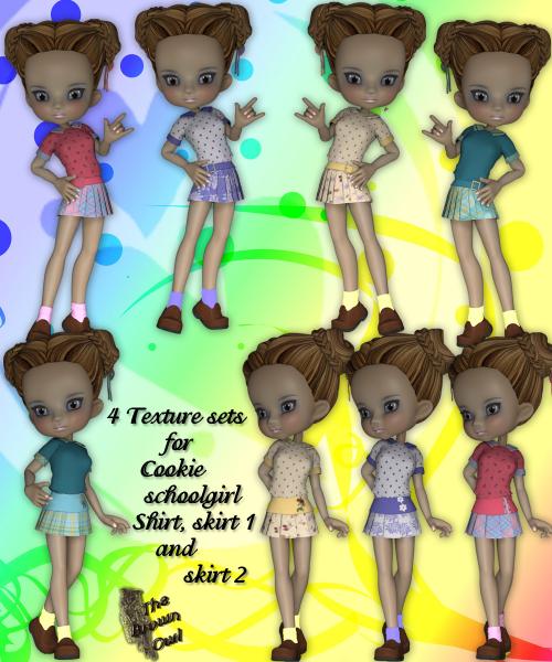 Cookie Schoolgirl-textures