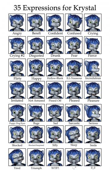 35 Krystal&#039;s Expressions