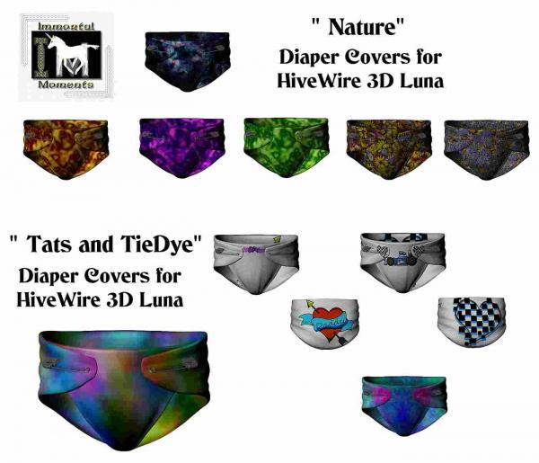 IM- Diapers and Pins for HiveWire 3D Luna