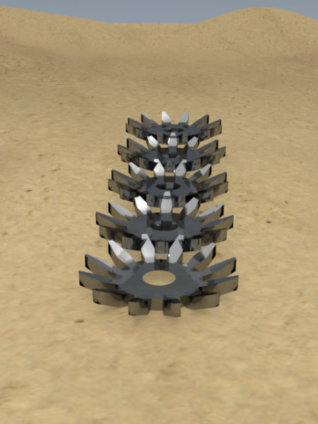 Set of Gears For Poser