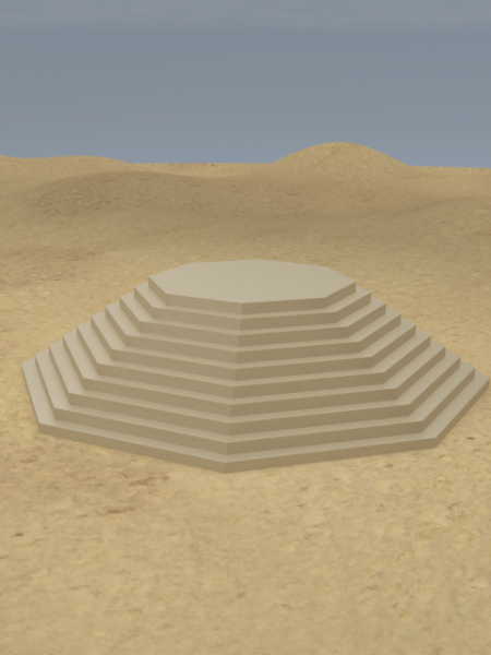 Generated Pyramid Prop for Poser use