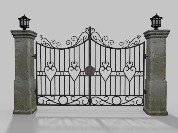 Driveway Gate Old