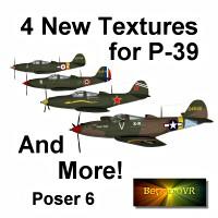 Four New Textures for the P-39