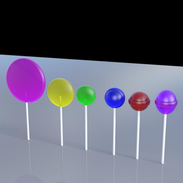 Lollipops and Suckers for Daz Studio Iray