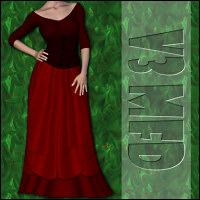 Christmas Wench Dress for V3 MFD