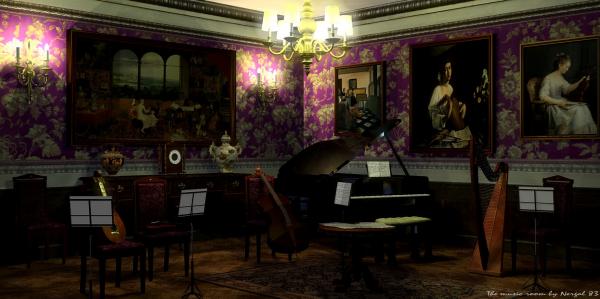 The music room