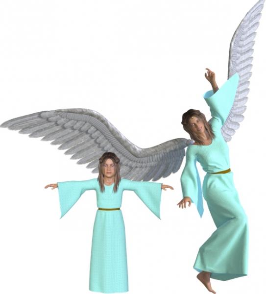 Angel Dress for Dawn and Diva