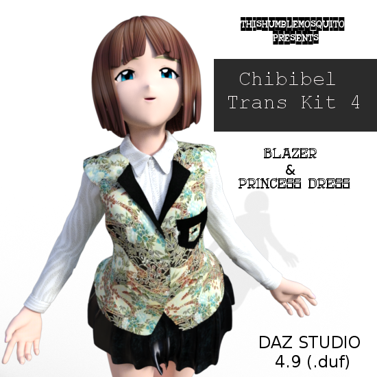 Chibibel Trans Kit 4 - Blazer and Princess Dress