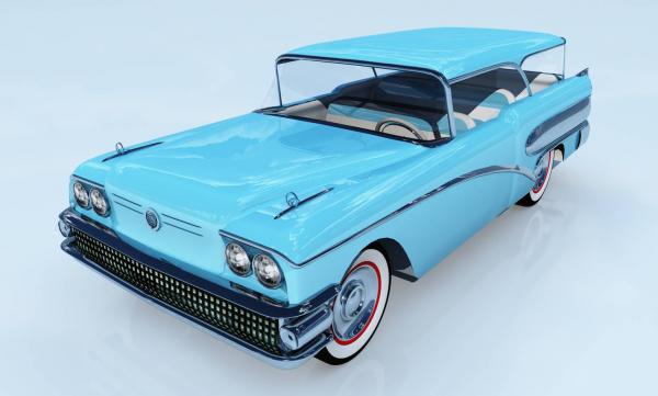 58 Buick Estate Wagon - 3D Model - ShareCG