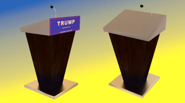 Trump Podium