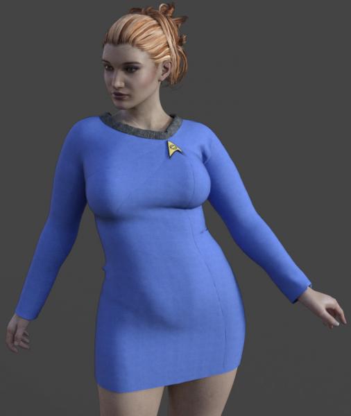 Star Trek Original Series Uniform Dress - Dynamic