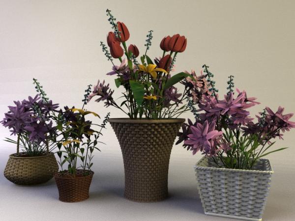 Flower baskets